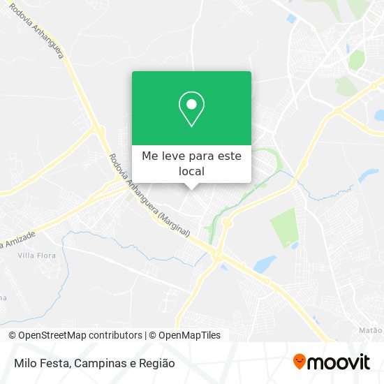 Milo Festa mapa