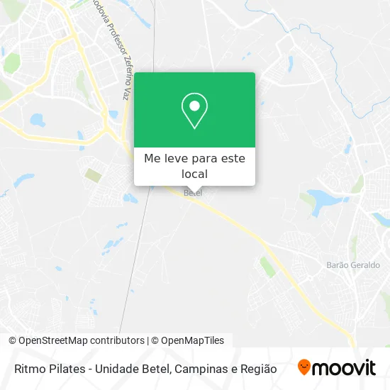 Ritmo Pilates - Unidade Betel mapa