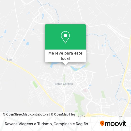 Ravena Viagens e Turismo mapa