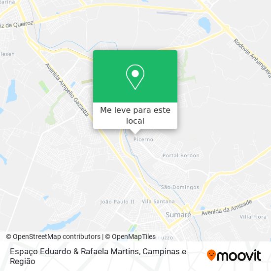 Espaço Eduardo & Rafaela Martins mapa