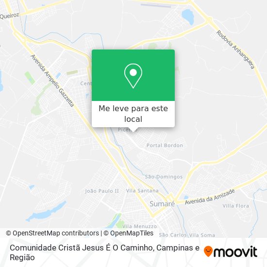 Comunidade Cristã Jesus É O Caminho mapa