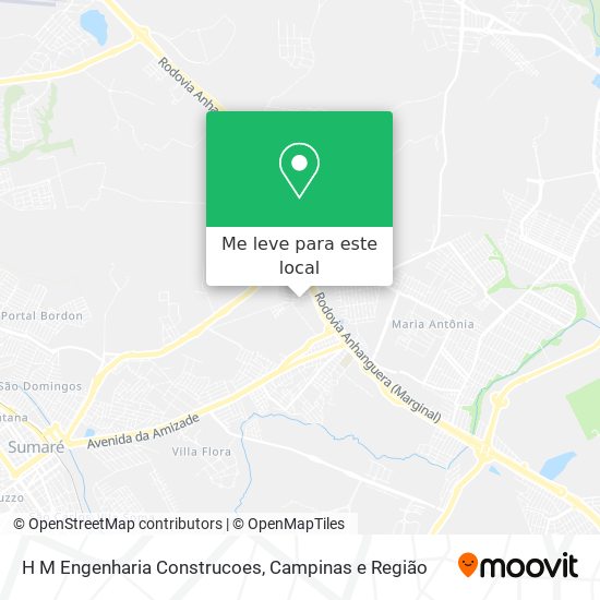 H M Engenharia Construcoes mapa