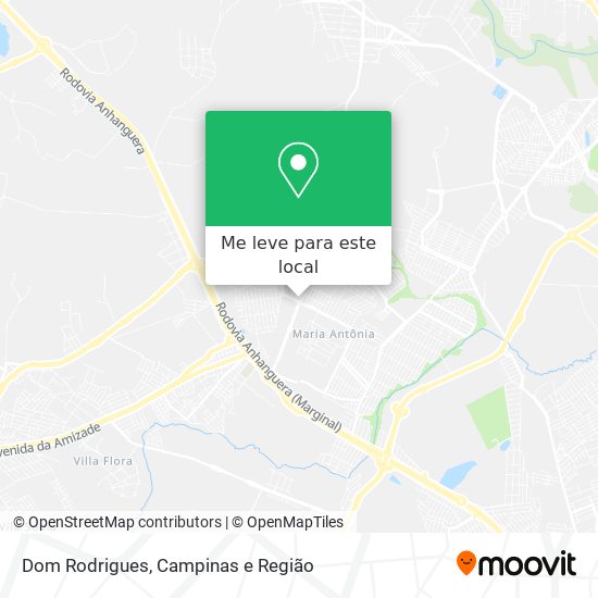 Dom Rodrigues mapa