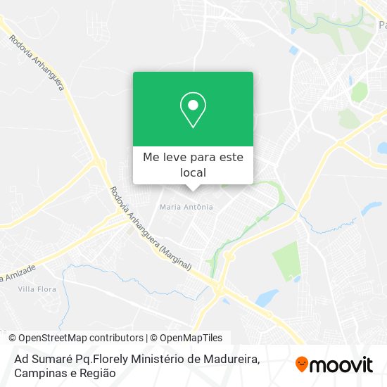 Ad Sumaré Pq.Florely Ministério de Madureira mapa