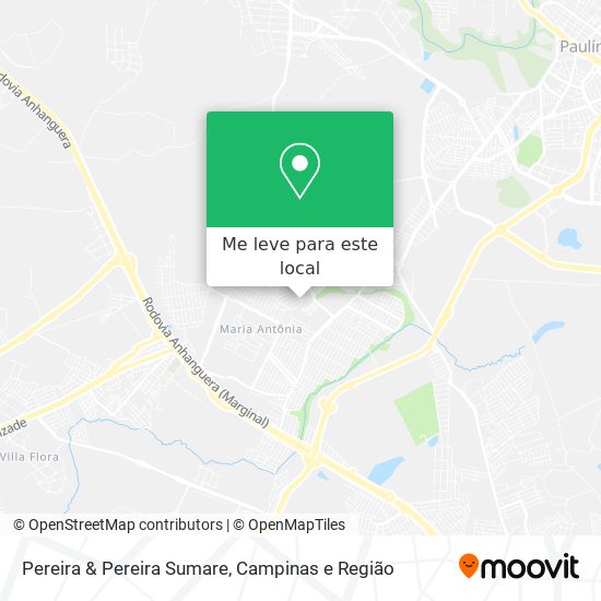 Pereira & Pereira Sumare mapa