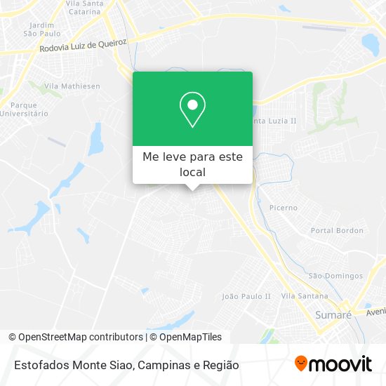 Estofados Monte Siao mapa