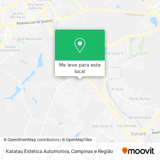 Katatau Estetica Automotiva mapa