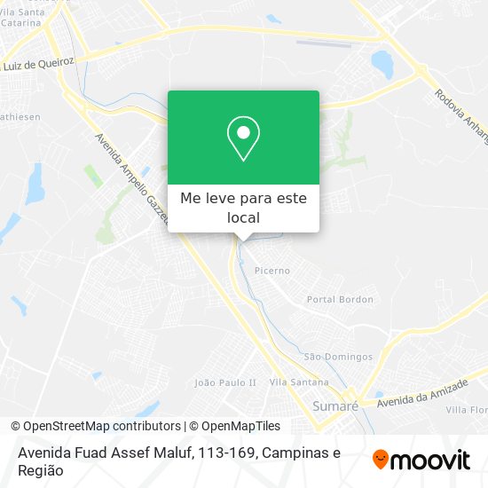 Avenida Fuad Assef Maluf, 113-169 mapa