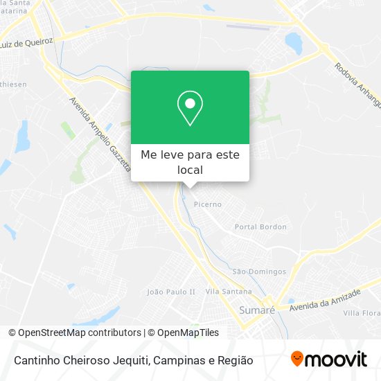 Cantinho Cheiroso Jequiti mapa