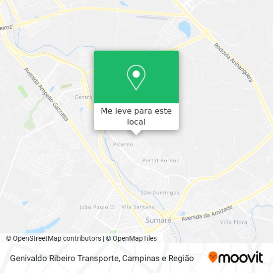 Genivaldo Ribeiro Transporte mapa