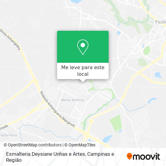 Esmalteria Deysiane Unhas e Artes mapa