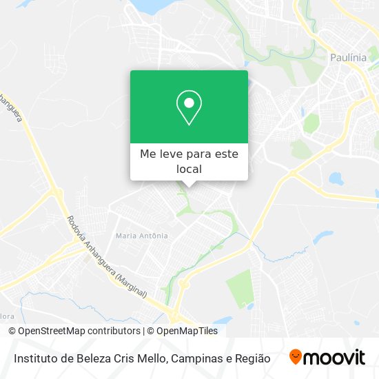 Instituto de Beleza Cris Mello mapa
