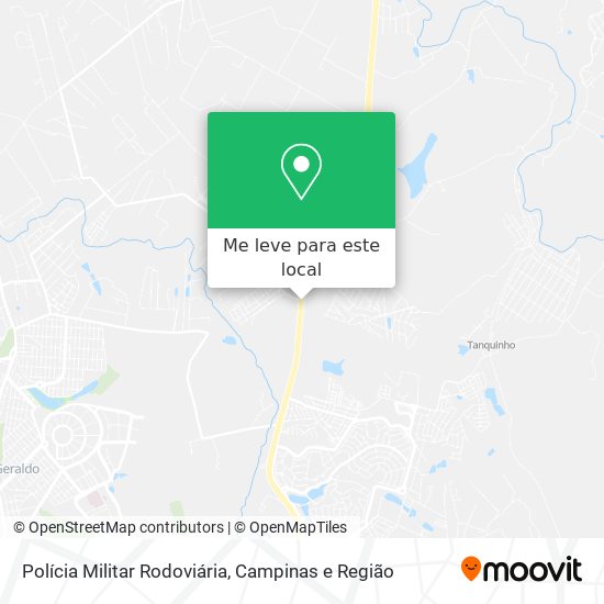 Polícia Militar Rodoviária mapa