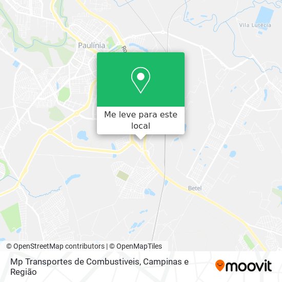 Mp Transportes de Combustiveis mapa