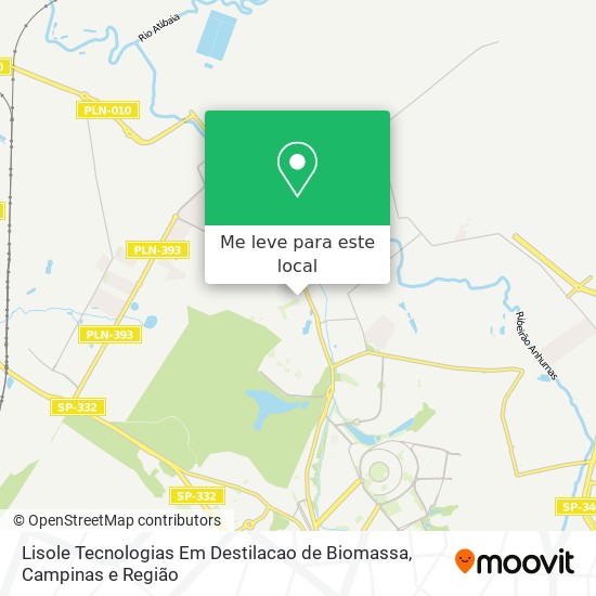 Lisole Tecnologias Em Destilacao de Biomassa mapa