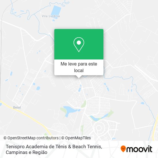 Tenispro Academia de Tênis & Beach Tennis mapa