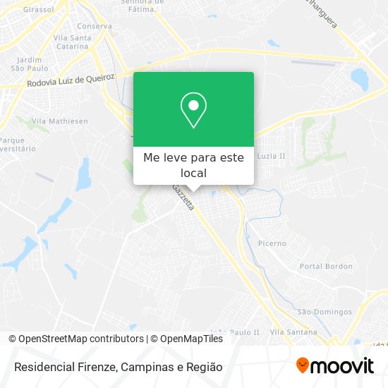 Residencial Firenze mapa