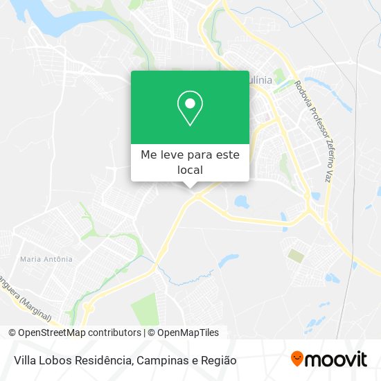 Villa Lobos Residência mapa