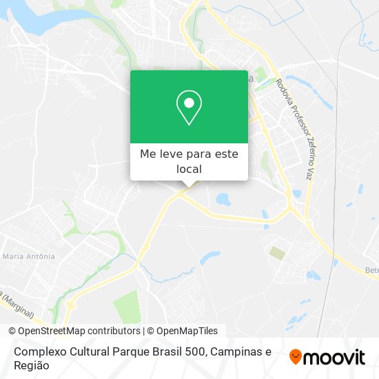 Complexo Cultural Parque Brasil 500 mapa