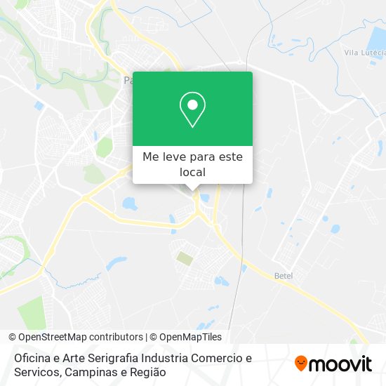 Oficina e Arte Serigrafia Industria Comercio e Servicos mapa