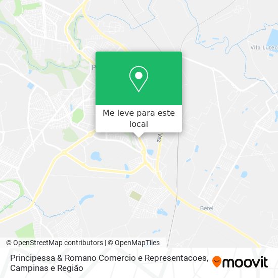 Principessa & Romano Comercio e Representacoes mapa