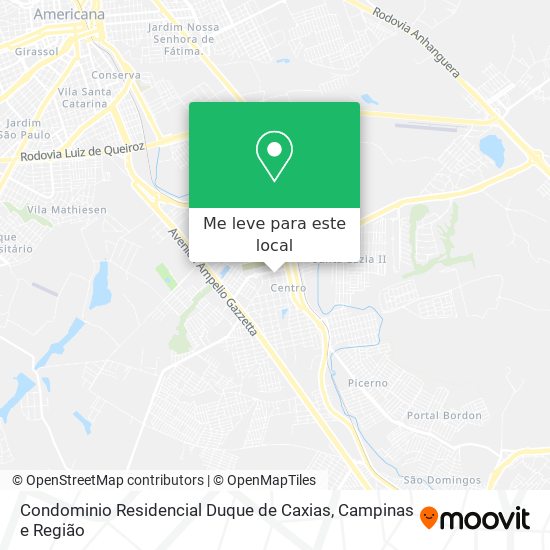 Condominio Residencial Duque de Caxias mapa