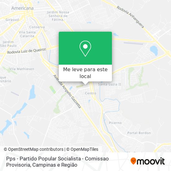 Pps - Partido Popular Socialista - Comissao Provisoria mapa