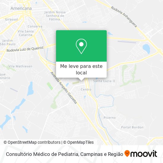 Consultório Médico de Pediatria mapa