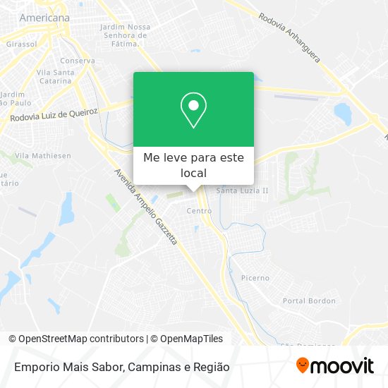 Emporio Mais Sabor mapa