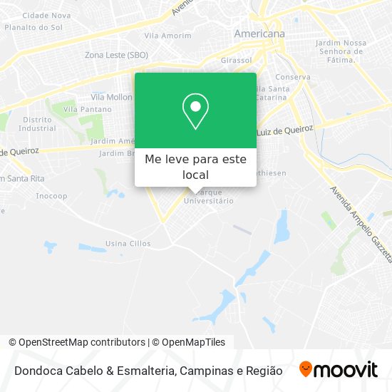 Dondoca Cabelo & Esmalteria mapa