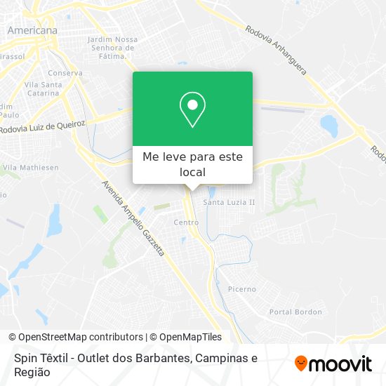 Spin Têxtil - Outlet dos Barbantes mapa