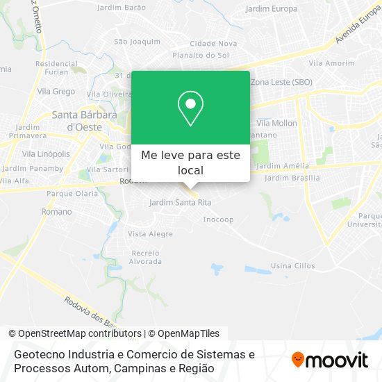 Geotecno Industria e Comercio de Sistemas e Processos Autom mapa