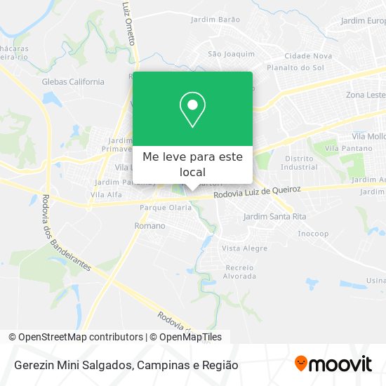 Gerezin Mini Salgados mapa