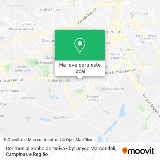 Cerimonial Sonho de Noiva - by: Joyce Marcondeli mapa