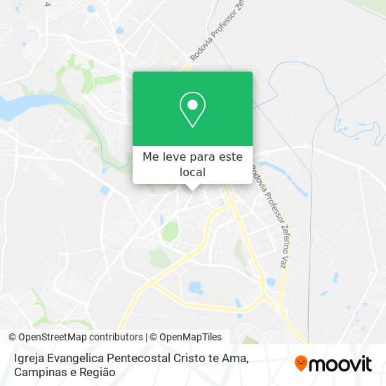 Igreja Evangelica Pentecostal Cristo te Ama mapa