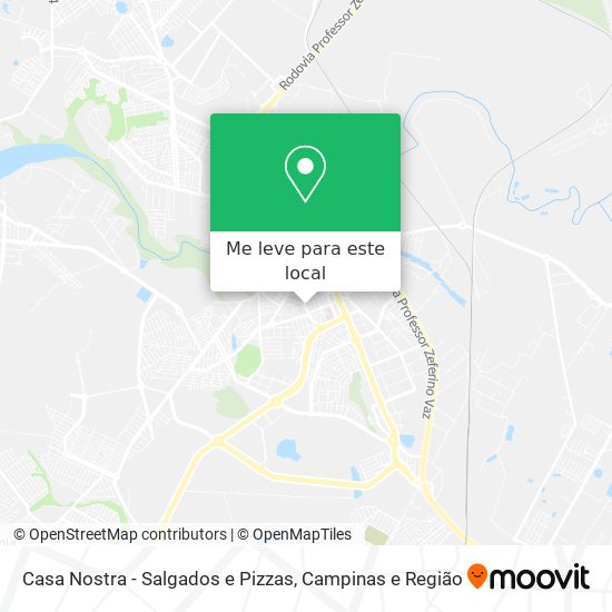 Casa Nostra - Salgados e Pizzas mapa