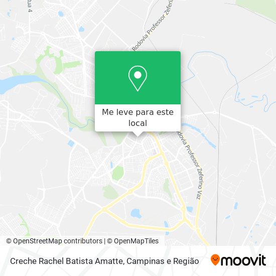 Creche Rachel Batista Amatte mapa