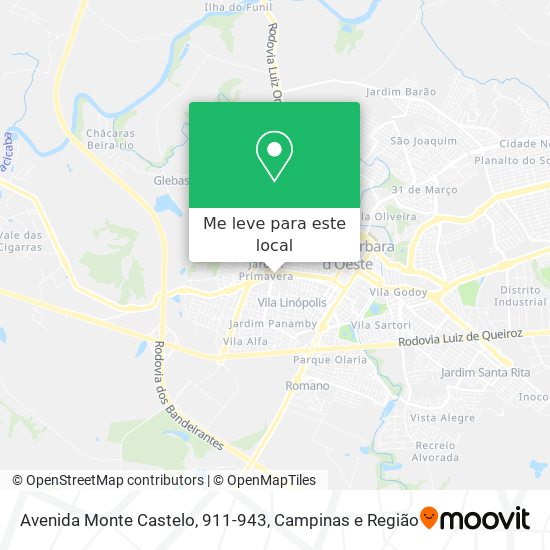 Avenida Monte Castelo, 911-943 mapa