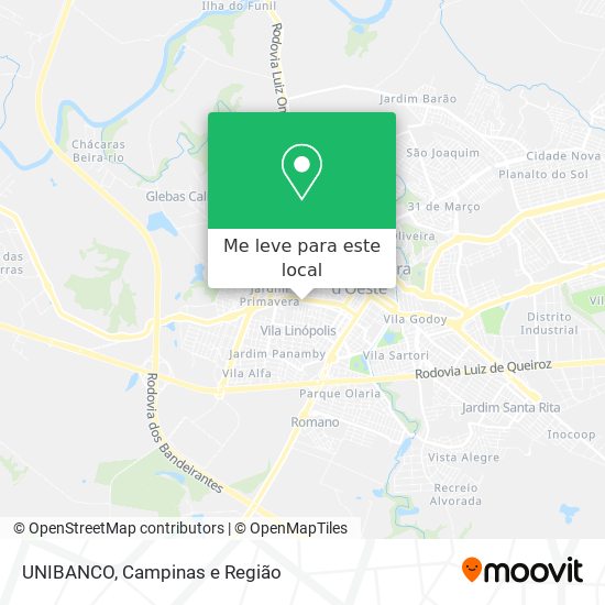 UNIBANCO mapa