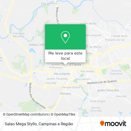 Salao Mega Styllo mapa