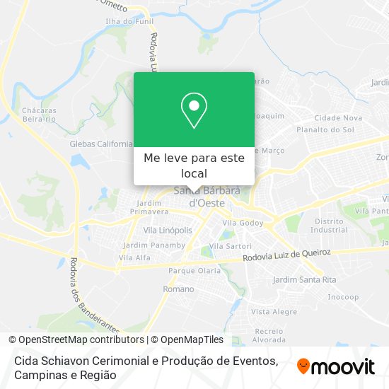 Cida Schiavon Cerimonial e Produção de Eventos mapa