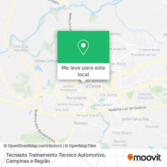Tecnauto Treinamento Tecnico Automotivo mapa