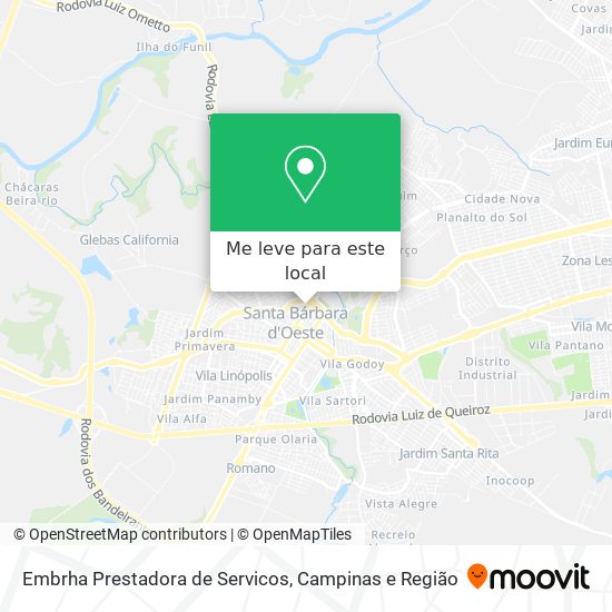 Embrha Prestadora de Servicos mapa