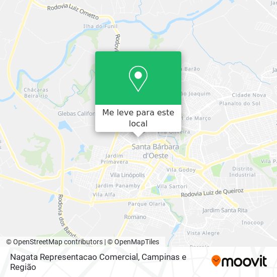 Nagata Representacao Comercial mapa