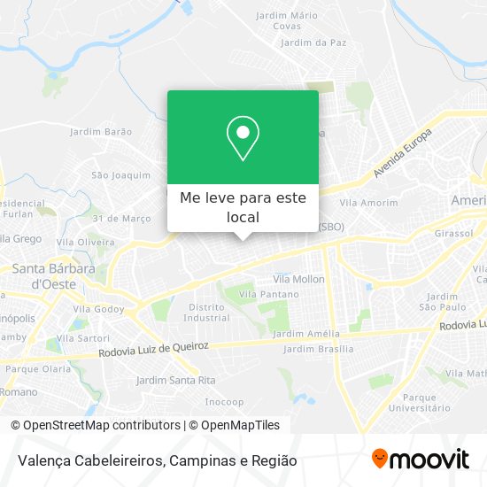 Valença Cabeleireiros mapa