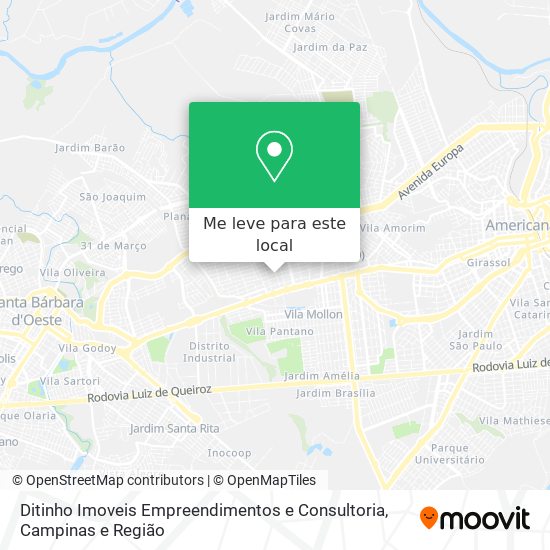 Ditinho Imoveis Empreendimentos e Consultoria mapa