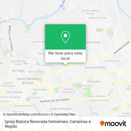Igreja Batista Renovada Getsemani mapa