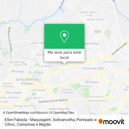 Ellen Fabíola - Maquiagem, Sobrancelha, Penteado e Cílios. mapa