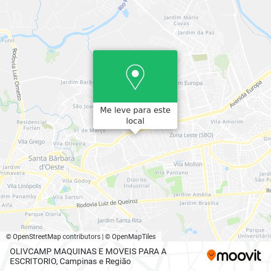 OLIVCAMP MAQUINAS E MOVEIS PARA A ESCRITORIO mapa