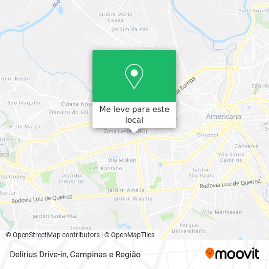 Delirius Drive-in mapa